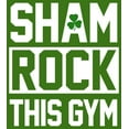 thumbnail image 2 of Men's Lost Gods St. Patrick's Day Sham Rock this Gym  Graphic Tee Kelly Green 2X Large, 2 of 5