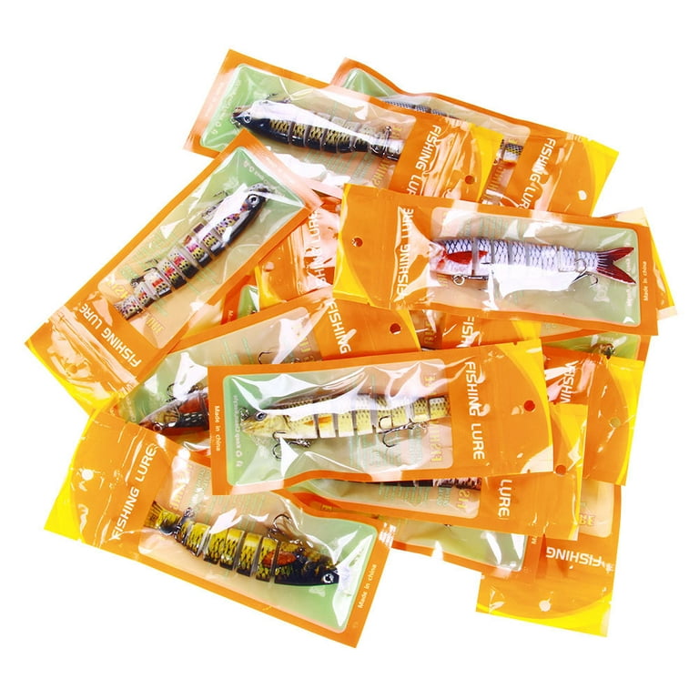 Fishing Lures for Bass Trout Multi Jointed Swimbaits Slow Sinking