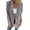 Red, variant on Women Suit Coat Lapel Long Sleeve Houndstooth Print Single-Breasted Cardigan Style Suit Jacket with Flap Pockets Loose Fit Business Outwear