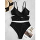thumbnail image 1 of Augper Women's Bikini High Waisted Two Piece Swimsuit Swimwear, 1 of 7