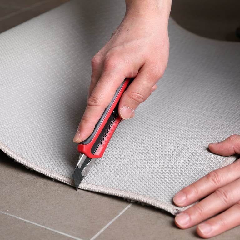 Hyper Tough 18mm Snap-Off Utility Knife with 8 Sharp Blackened