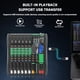 thumbnail image 5 of Mezclador de audio MIZISNR DJ profesional de 6 canales con Bluetooth, 5 of 9