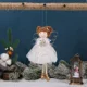 thumbnail image 2 of Christmas Angel Ornaments - Plush Hanging Doll Pendant for Holiday Xmas Birthday Party Decor（Snowflake style）, 2 of 5