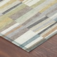 thumbnail image 3 of Addison Rugs Chantille Indoor/Outdoor Transitional Stripes Ivory Machine Washable Rectangle Rug, 3' x 5', 3 of 8