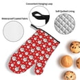 thumbnail image 3 of Pofeuu Cute Baseball Print Oven Mitts and Pot Holders 4 pcs Set,High Heat Resistant 500 Degree Extra Thicken Long Kitchen Cotton Oven Glove for Cooking, 3 of 6