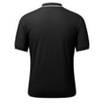 thumbnail image 6 of FUZHIQ Men's Slim Fit Short Sleeve Polo Shirts Contrast White Collar , Breathable Soft Lightweight Multi Colors for Summer Golf Business Daily Wear,XXL, 6 of 9