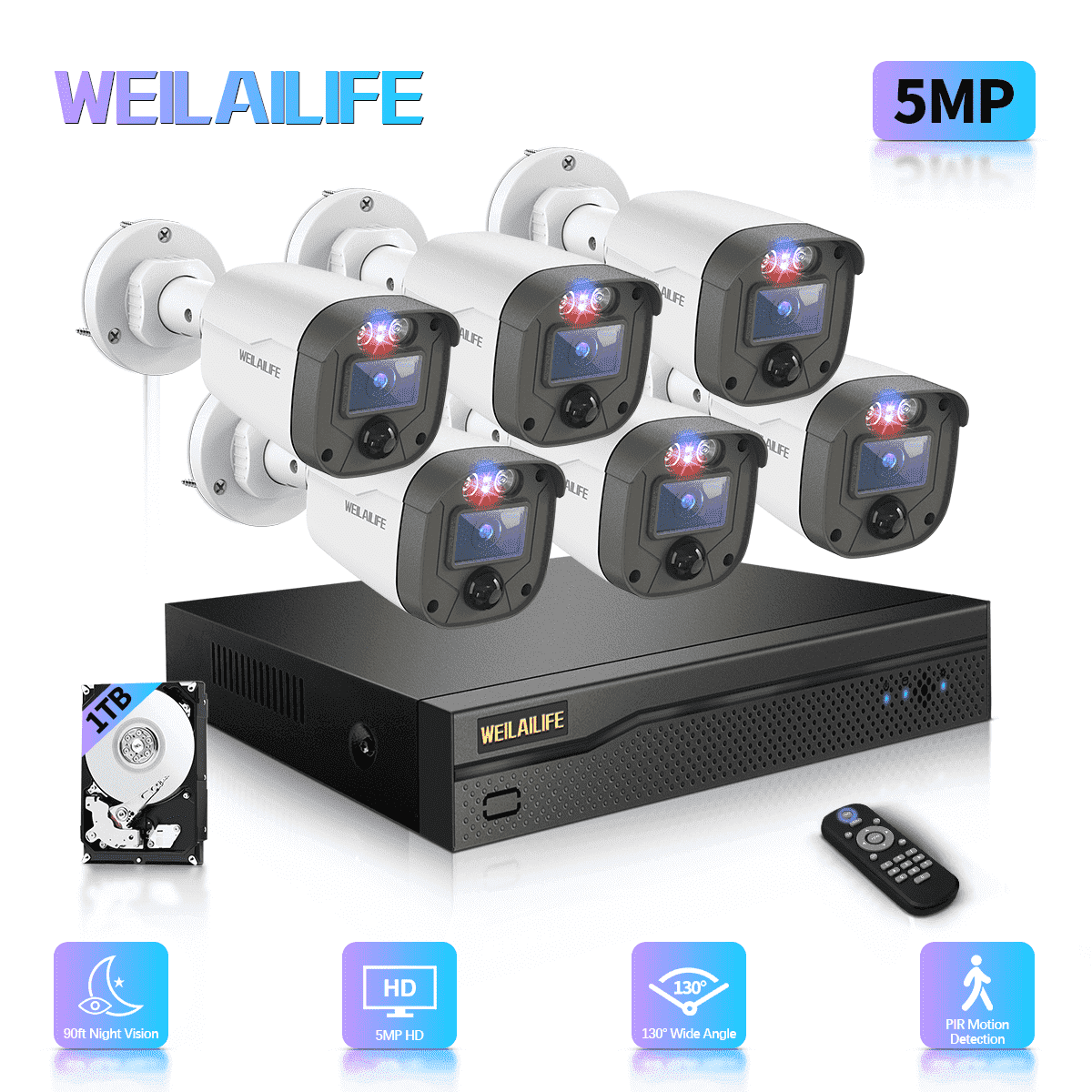 Swann Security-in-a-Box Complete 8 Channel Security Monitoring