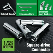 SK Hand Tools SK01349 11 Piece Metric 1/2 Drive Set Deep Socket Set