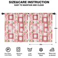 thumbnail image 2 of Pioneer Flower Floral Print Pattern Teens Curtains,Teens Insulated Curtains Set Of 2,Bedroom Essentials,Toddler Room Decor 52"x63", 2 of 5