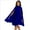 Dark Blue, variant on Women's Crewneck Dress Cape Sleeve Poncho Dresses Summer Loose Knee Length Sundress for Womens S-XXXL