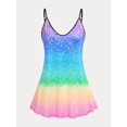 thumbnail image 1 of Camisola Talla Extra Color Ombre Rosegal  Camisetas sin mangas de talla grande, 1 of 5