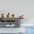 thumbnail image 2 of Estatuas de resina de pensadores, esculturas de arte abstracto para estantería de oficina, sala de estar, figura decorativa, adorno coleccionable, est, 2 of 8
