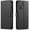Black, variant on Starshop Case for Samsung Galaxy S22 Ultra, +Screen Protector, Premium Leather Wallet Pocket Credit Card Slots-Black