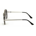 thumbnail image 2 of Classic Metal Tear Drop Progressive Bifocal Reading SunGlasses - Zero Power - Clear on Top UV Reader +1.25, 2 of 4