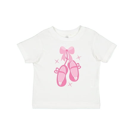 

Inktastic Ballerina Pink Ballet Slippers Gift Toddler Toddler Girl T-Shirt
