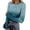 Blue(Leopard Print;Cheetah Print), variant on Leopard Print Long Sleeve Shirts for Women Y2k Ribbed Fitted Slim Vintage Cheetah Tee Blouses Trendy Fall Basic Holiday Crew Neck Casual T-Shirts S