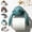 1pc-style B, variant on Ocean Guardians Toilet Paper Holder Series, Nautical Wall Mounted Coastal Animal Design, Decorative Roll Dispenser for Bathroom and Kitchen