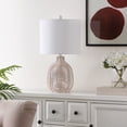 thumbnail image 5 of SAFAVIEH Oroya 23 in. Coastal White Rattan Table Lamp with White Cotton Shade, 5 of 6