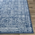 thumbnail image 2 of Hauteloom Baldivis Living Room, Bedroom Bohemian Vintage Area Rug - Ancient Traditional Pattern Carpet - Blue, White - 5'3" x 7'1", 2 of 7