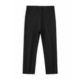 thumbnail image 2 of Boy's Comfort Waist Dress Pants，Adjustable Waist School Uniforms Suit Pants, 2 of 5