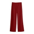 thumbnail image 6 of REALiKUN Women's High Waisted Straight Leg Corduroy Pants with Pockets Casual Fall Trousers Bottoms, 6 of 8