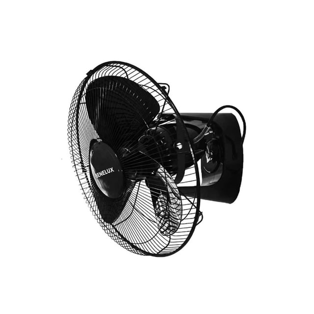 Ventilador Techo Pared Orbital 50w 3Vel 16Pulg Negro negro 16 pulgadas