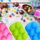 thumbnail image 5 of Juego de 3 moldes de silicona con forma de huevos de Pascua, 6 cavidades para hacer dulces, tartas, caramelos blandos y adornos para tartas. oso de fresa Electrónica, 5 of 5
