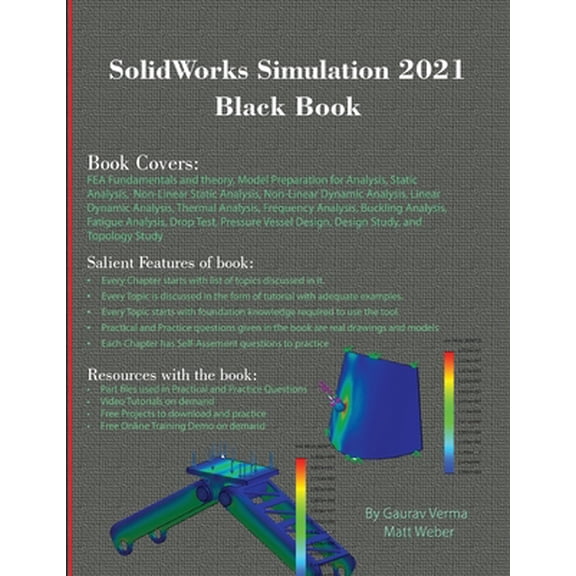 Pre-Owned SolidWorks Simulation 2021 Black Book (Paperback) 1774590131 9781774590133