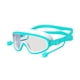 thumbnail image 5 of Gafas de natación para niños, gafas de natación de material suave, natación Verde blanco, 5 of 9