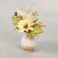 thumbnail image 6 of Antique Ceramic Pitcher Vase with Handle - Matte Textured Farmhouse Jug for Rustic Home Decor, Neutral Clay Pottery Vase for Flowers or Standalone Shelf Decor, 6 of 6