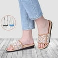 thumbnail image 4 of MEGNYA Orthopedic Slides Sandals for Women, Comfortable Plantar Fasciitis Sandals for Flat Feet, High Arch Support Walking Sandals with Adjustable Straps, 4 of 6