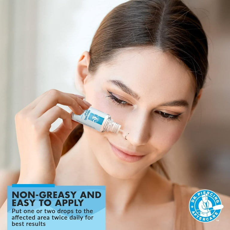 PIERCING AFTERCARE Keloid Removal Drops – Non-Greasy Saline