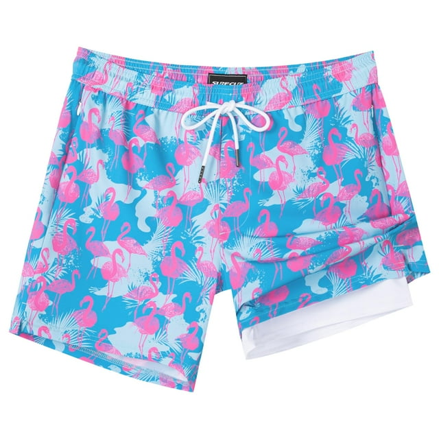 Traje de baño SURF CUZ con forro de compresión de secado rápido de 5 pulgadas