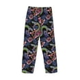 thumbnail image 5 of Xecao Snake And Flower Men's Straight Lounge Pajama Pants: The Ultimate in Comfortable Sleepwear, 5 of 9