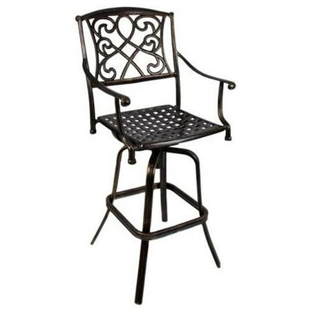 Uk Outdoor Furniture Design Best Choice Products® Outdoor Cast Aluminum Swivel Bar stool Patio Furniture Antique Copper Design ()