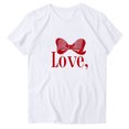 thumbnail image 4 of RXMEKW Chemises à Manches Courtes pour Femmes, T-Shirts Décontractés Imprimés à Col Rond pour Femmes, 4 of 8