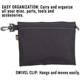 thumbnail image 4 of CLC Custom Leathercraft 1100 Multi-Purpose Clip-on Zippered Poly Bags, 3 Pack, 4 of 8
