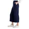 thumbnail image 2 of Charter Club Womens Cropped Wide-Leg Pants Intrepid Blue XL, 2 of 4
