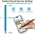 thumbnail image 4 of Antier Stylus Pens for Touch Screens, 10-Pack 2-in-1 Universal Touchscreen Stylus Pens for iPad, iPhone, Android, Samsung, Tablets, Laptops & More - Includes 20 Replacement Nibs, 4 of 9