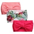 thumbnail image 2 of 3PCS Baby Girl Bow Headband Headwraps Knotted Headband Rabbit Ears Turban Cute Hair Accessories, 2 of 4