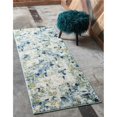 thumbnail image 1 of Unique Loom 3142233 2 ft. 2 in. x 6 ft. Champagne Chromatic Runner Rug, Light Blue, 1 of 2