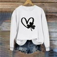 thumbnail image 2 of Luxalzxs St Patricks Day Shirts for Women Casual Long Sleeve Round Neck Letter Printed Shirt Tops Blouses Sweatshirts, 2 of 4