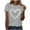 Gray1, variant on zbxnLI Plus Size Shirts for Women's Heart Printed Top Crew Neck Short Sleeve T Shirt Casual Basic Tee Spring Clothes