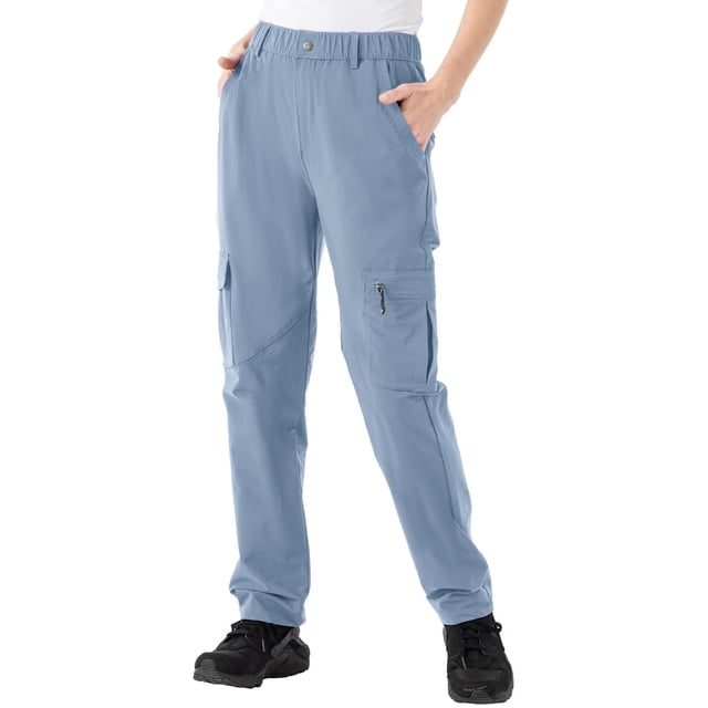 Pantalones cargo de senderismo Rdruko para mujer, de secado rápido, resistentes al agua