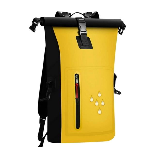 koolsoo Sac Étanche Étanche 25 L Pochette Légère pour Canot Kayak Rafting Jaune