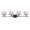 Bronze, variant on Maxim Lighting - Four Light Bath Vanity - Rondo-4 Light Transitional Bath Vanity