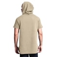 thumbnail image 5 of VKEKIEO Hoodies For Men With Designs Neck Short Sleeve Floral Camping Khaki cotton Hoodies For Men, 5 of 8
