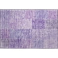 thumbnail image 2 of Addison Rugs Mayfield Washable Transitional Patchwork Lavender Rectangle Rug, 1'8" x 2'6", 2 of 5