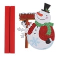 thumbnail image 4 of Adornos Navideños de para Adornos de Escritorio de , También Ser Adorno Colgante para Cualquier 185x145mm Sunnimix navidad muñeco de nieve de madera santa, 4 of 8