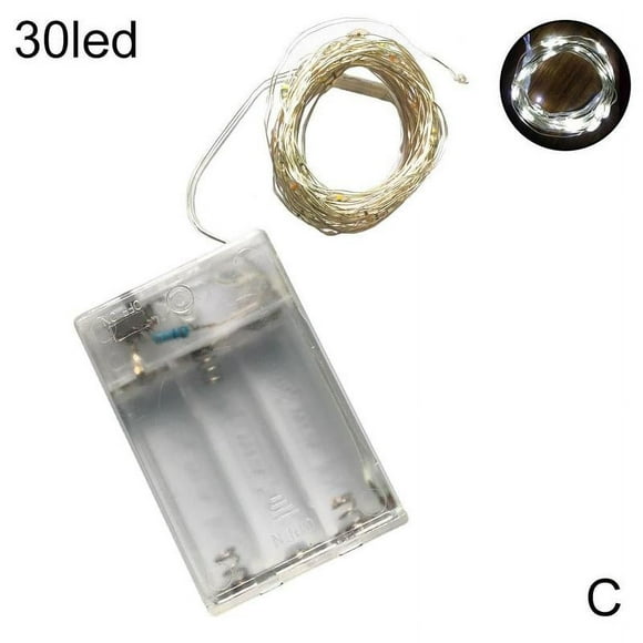 LED Fairy Lights Battery Operated & Remote, DIY Indoor HOT Home Lights R2A9